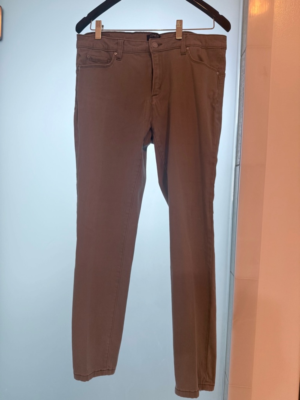 Jones New York Olive Straight-Leg Pants